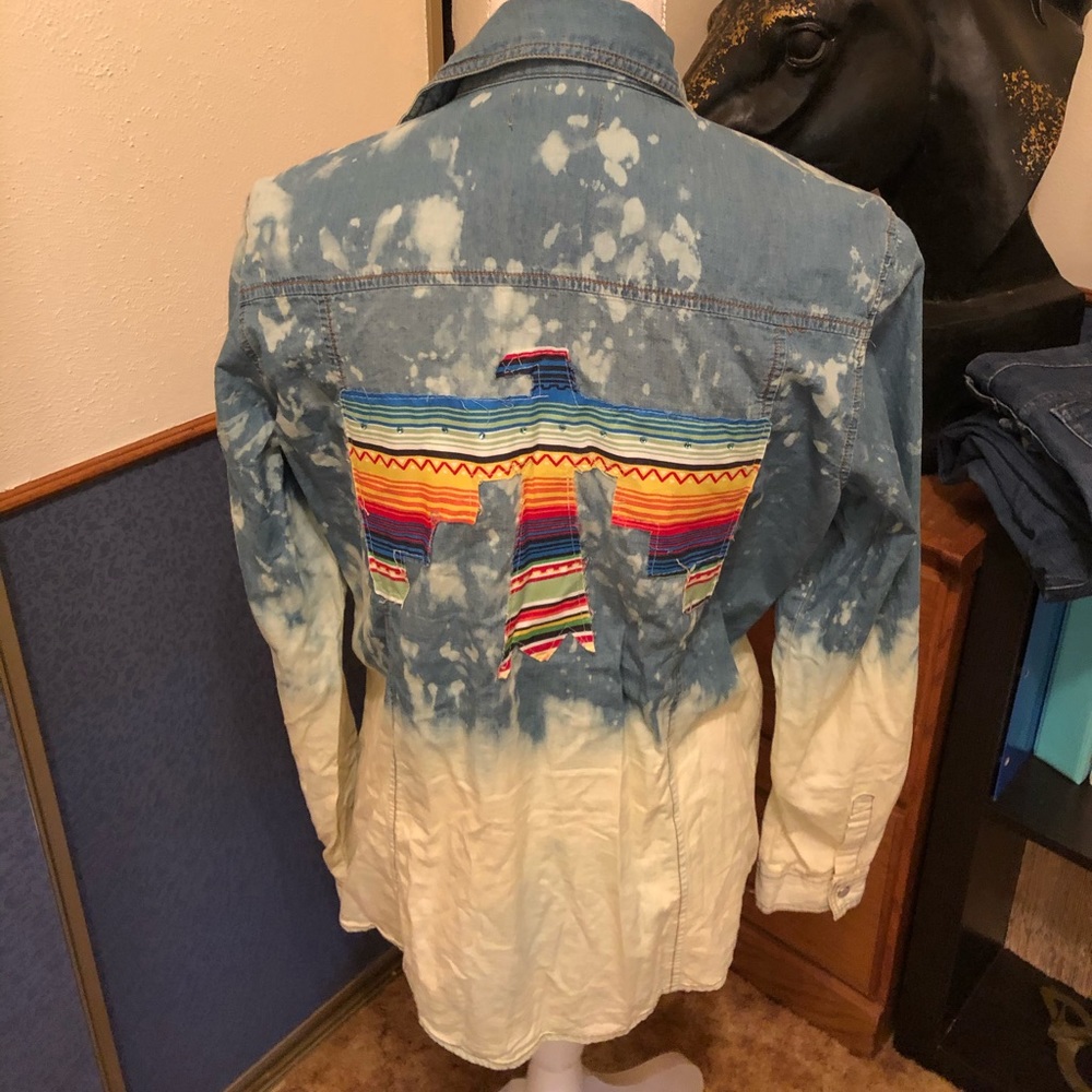Denim thunderbird top